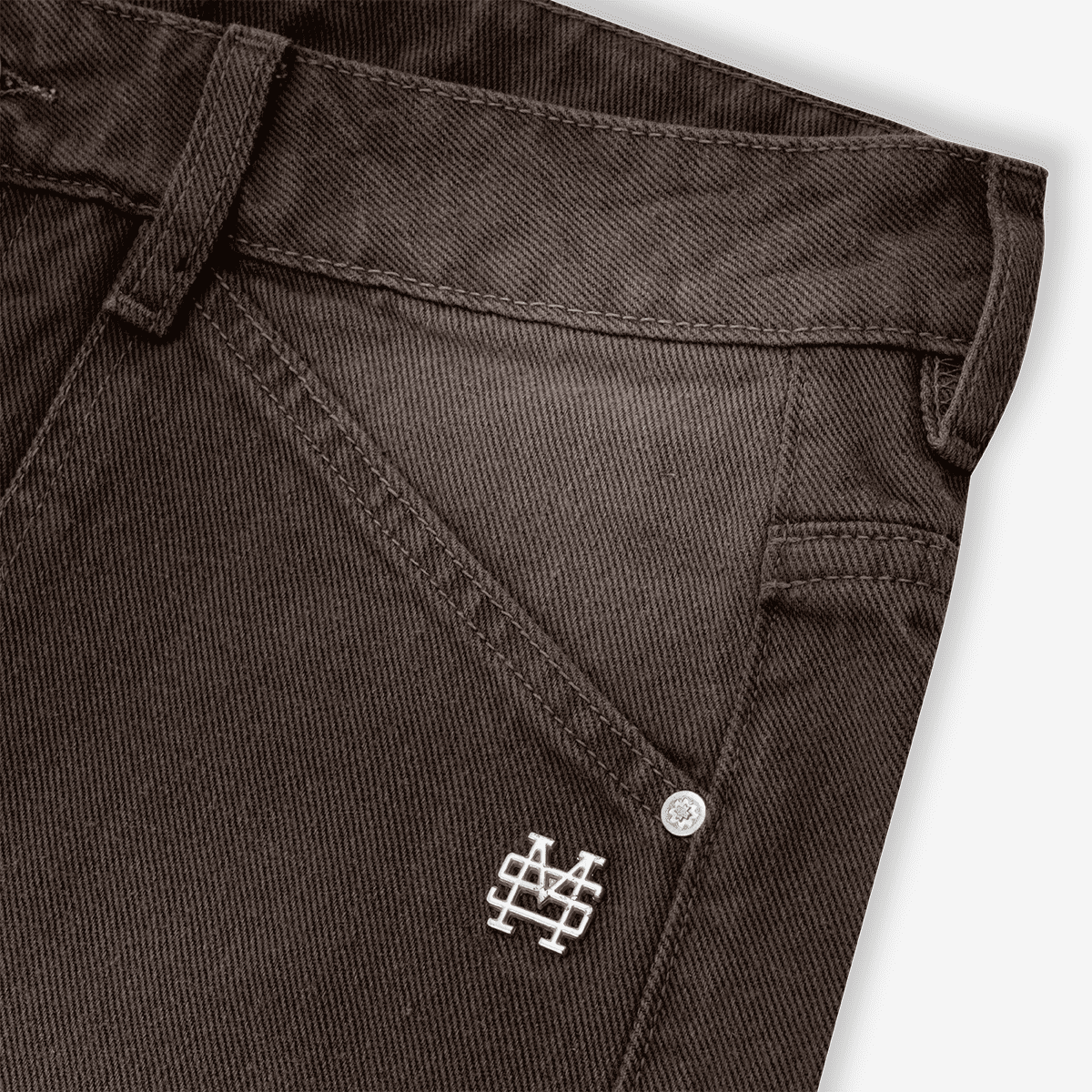 Monoic Pocket Straight Pants – Café Desgastado