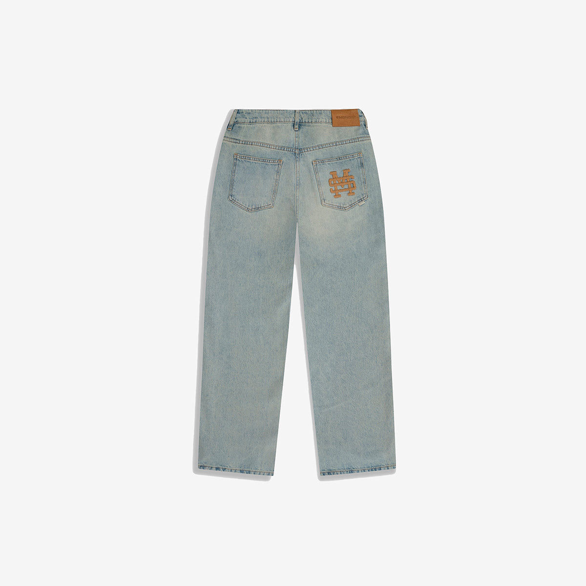 Monoic Straight Fit Rally Jeans - Dust Wash