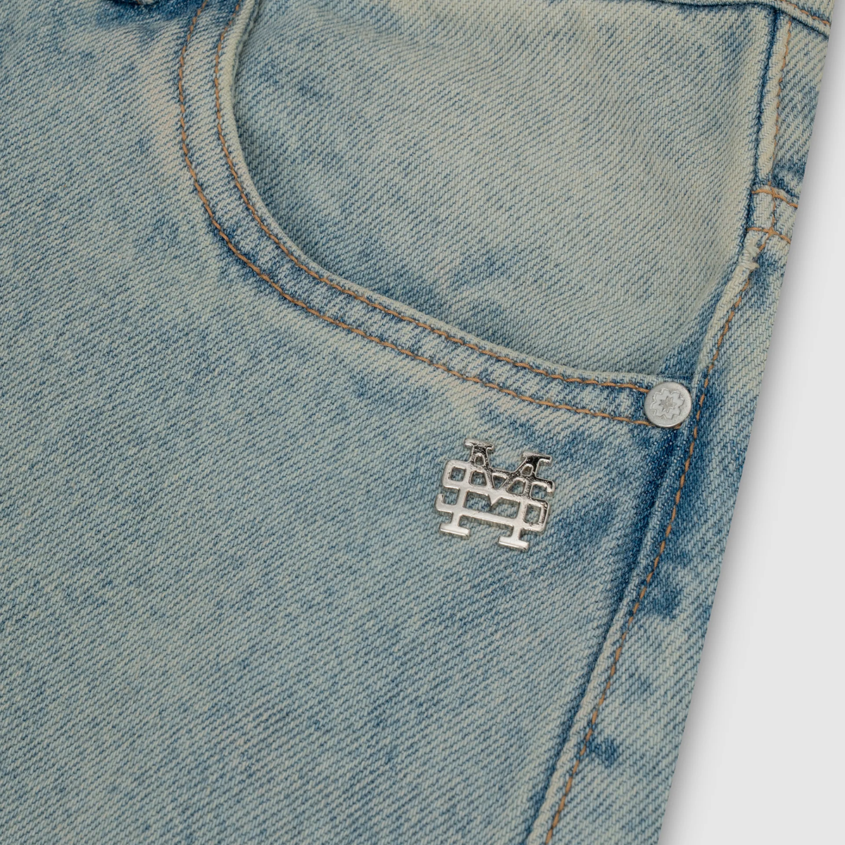 Monoic Straight Fit Rally Jeans - Dust Wash