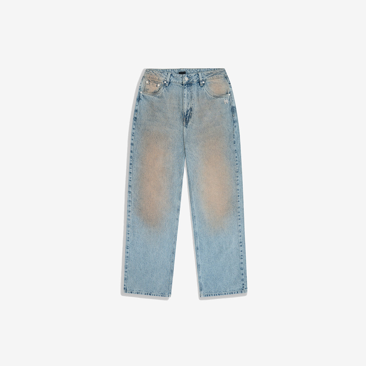 Monoic Straight Fit Rally Jeans  Dirty Blue