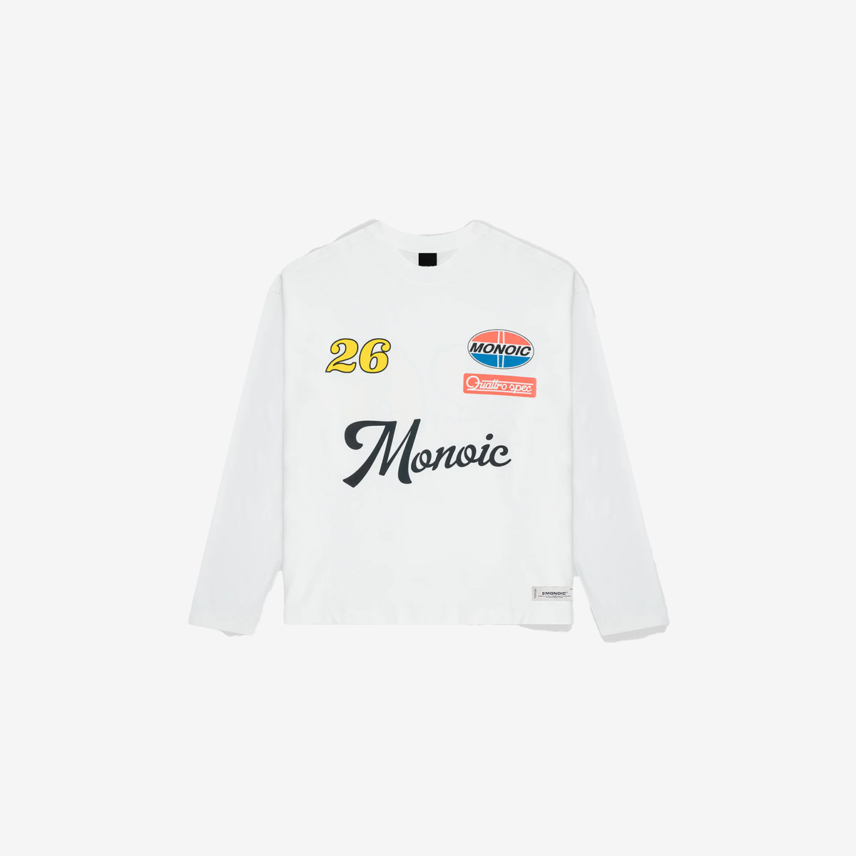 Monoic Camiseta Boxy Fit Long-Sleeve 26 Cloud Dancer (Exclusive)