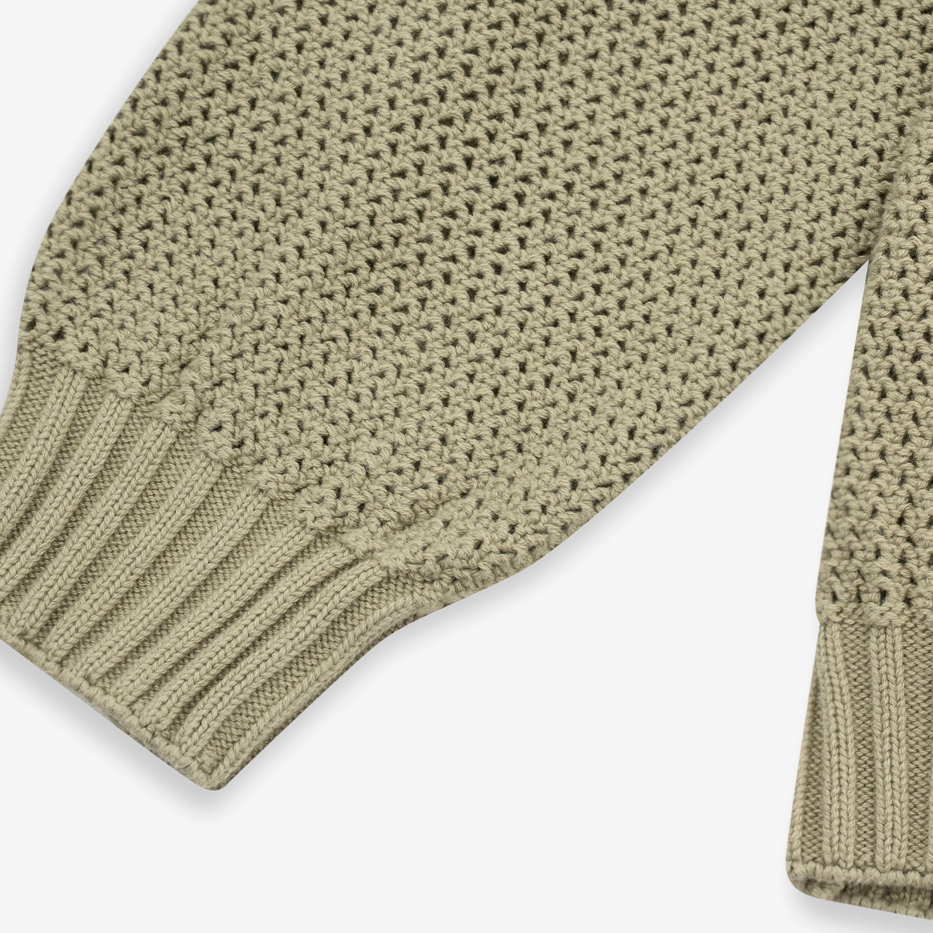 Monoic Knit Monogram Sweater 'Verde Oliva'