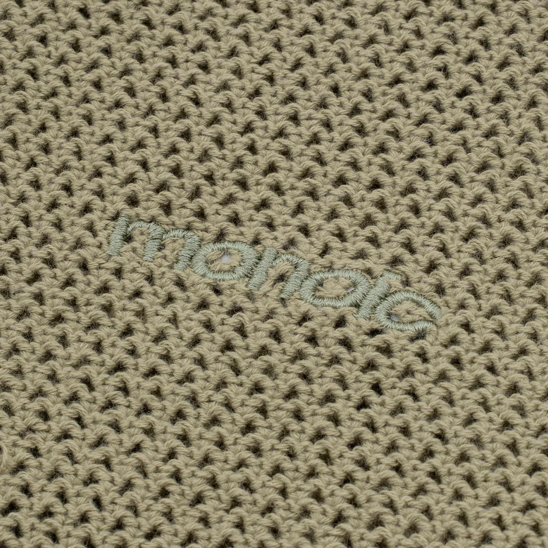 Monoic Knit Monogram Sweater 'Verde Oliva'