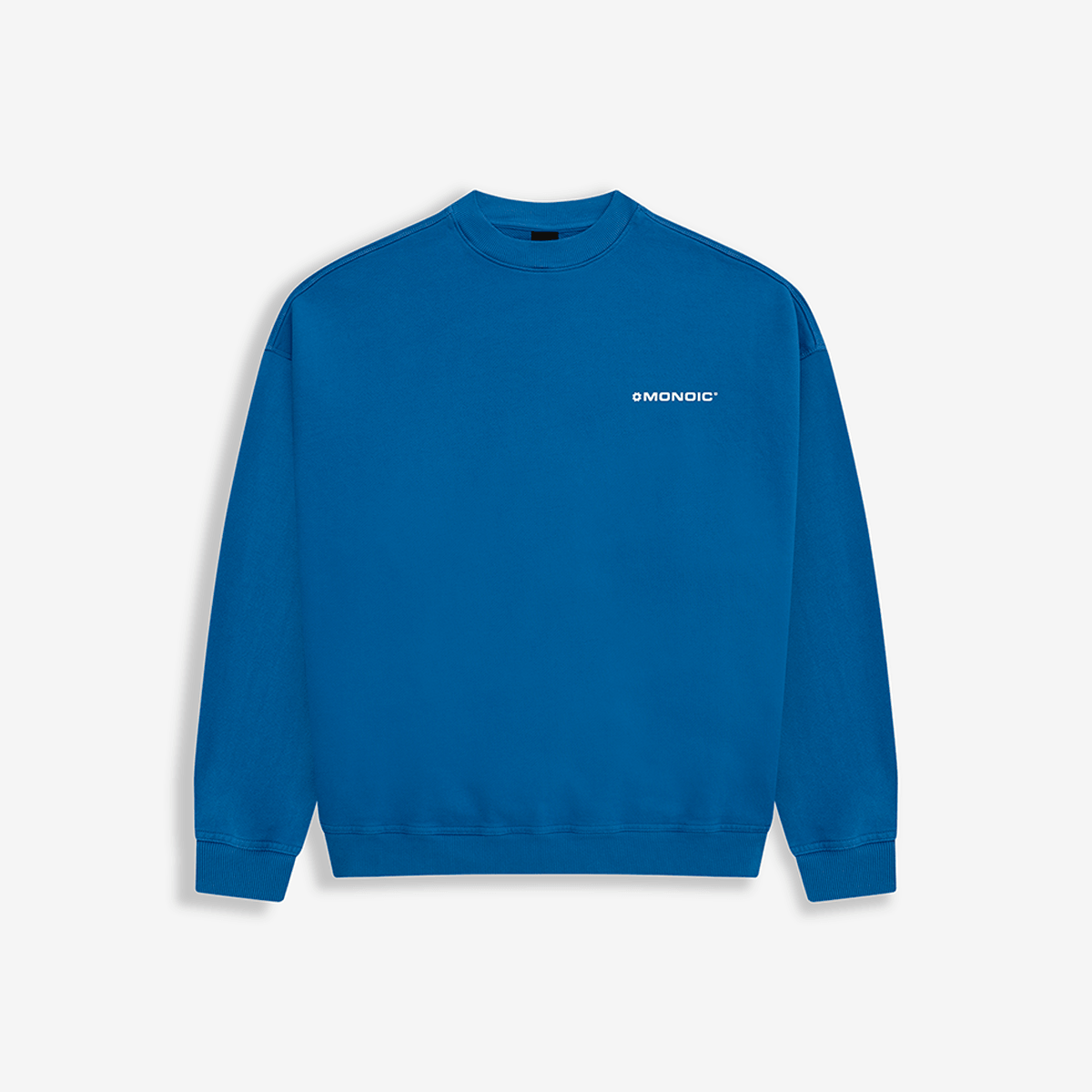 Monoic Crewneck Oversized Básico V4 - Azul Cobalto