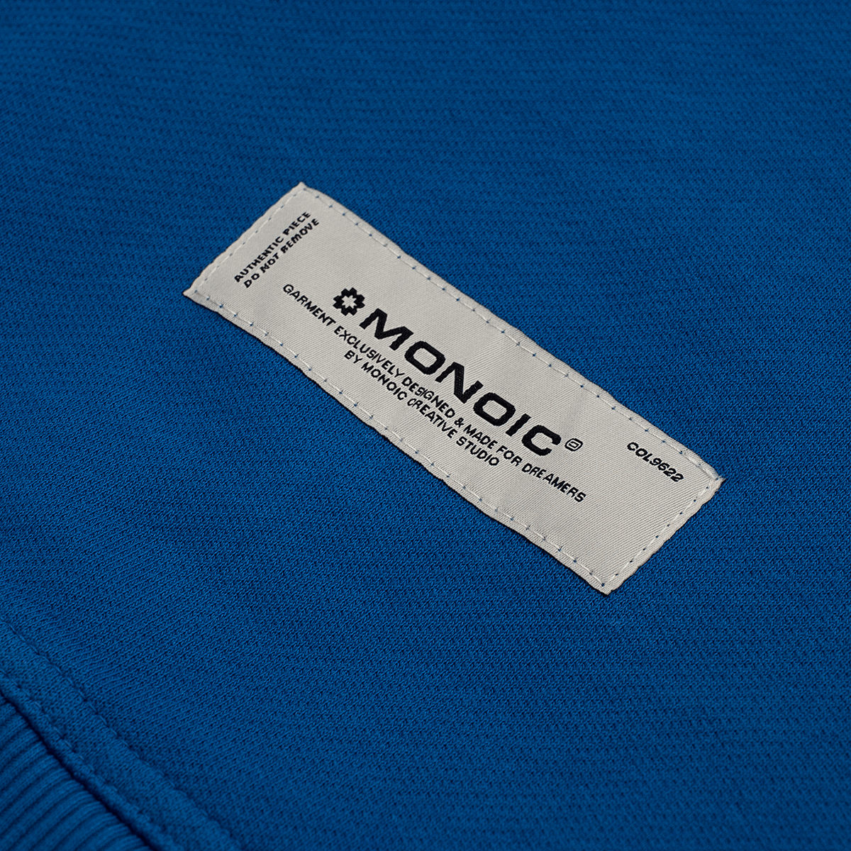 Monoic Crewneck Oversized Básico V4 - Azul Cobalto