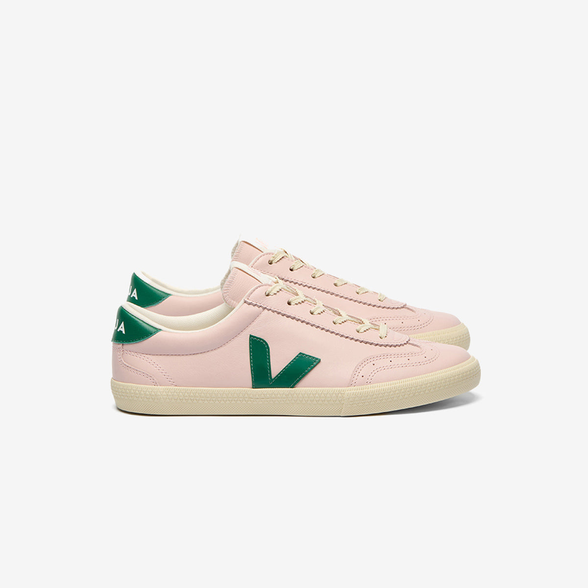Women's Veja Volley Leather Petale Golf Calcaire