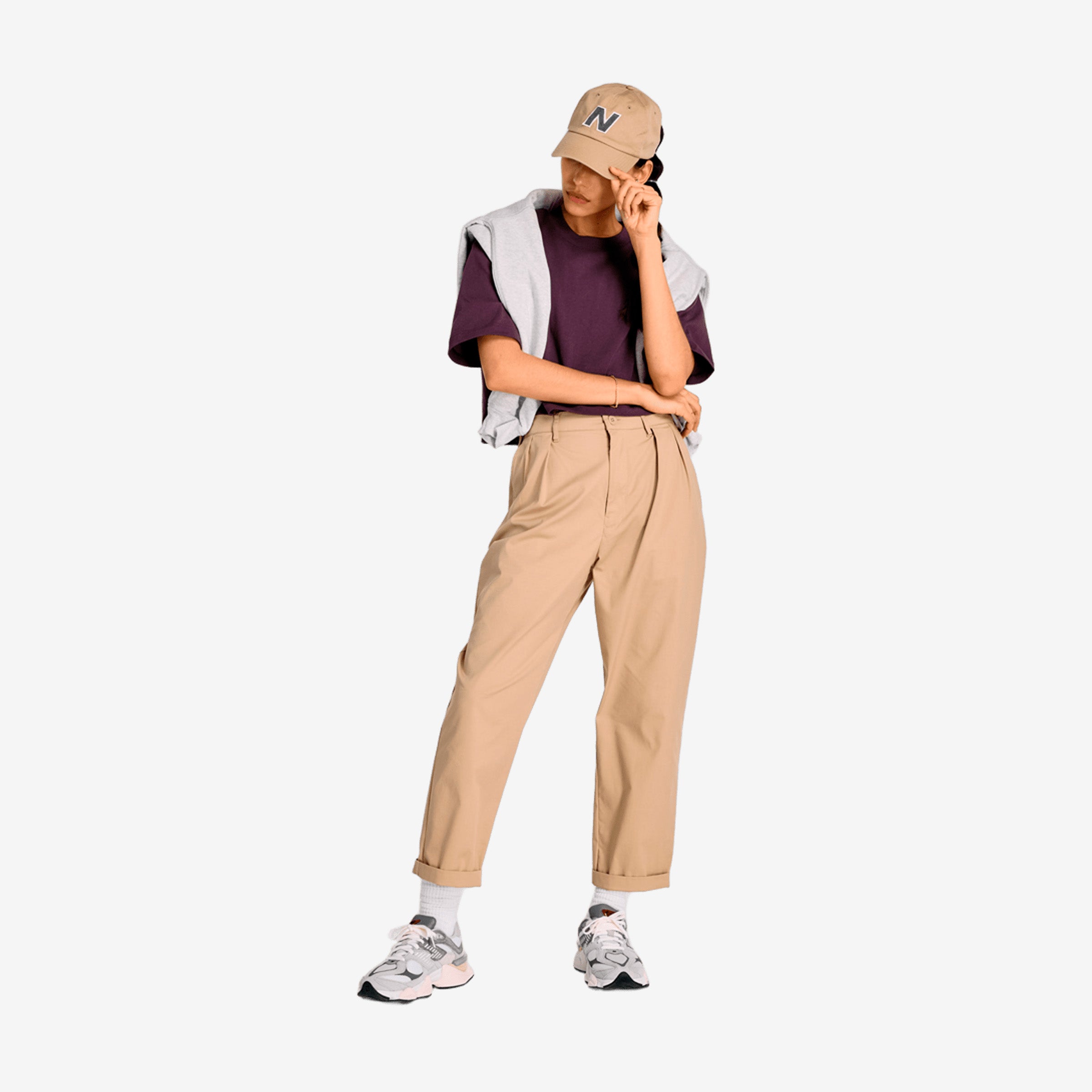 Women's Boylston Twill Tapered Pant 'Beige'
