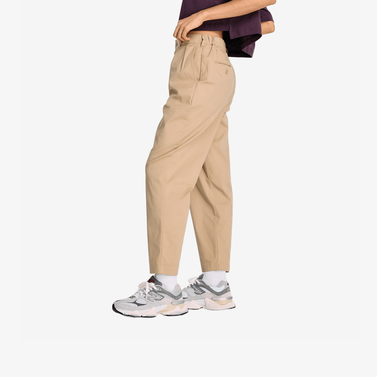 Women's Boylston Twill Tapered Pant 'Beige'