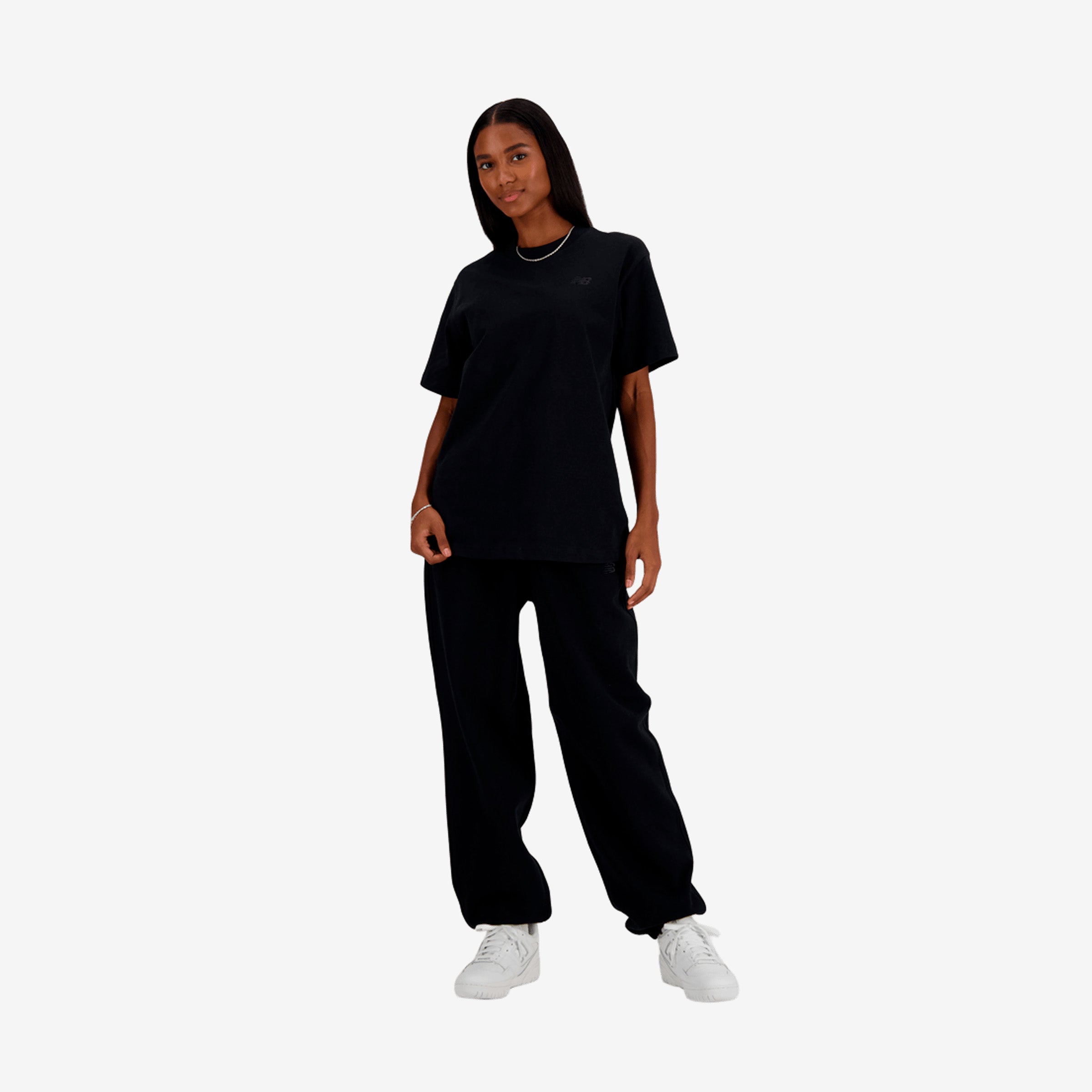 Women's New Balance Athletics Jersey 'Black' T-Shirt