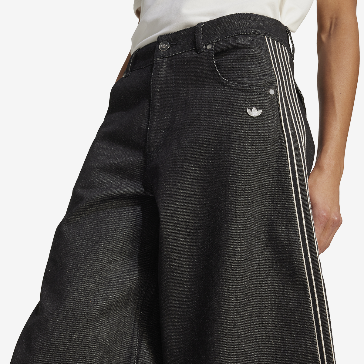 Women's adidas Premium Essentials Denim  Pant 'Black'