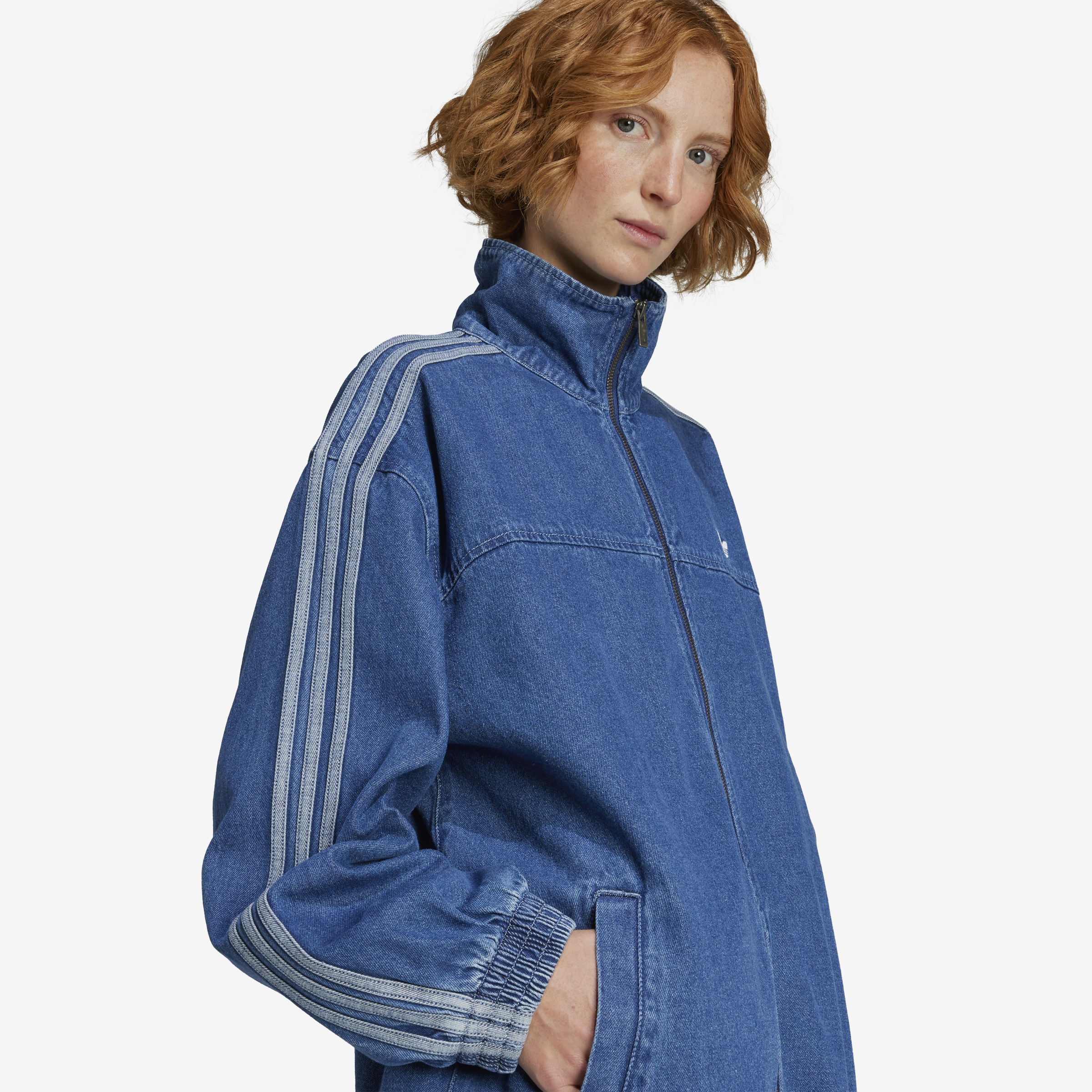 Women's adidas Adicolor Denim Adilenium Track Top