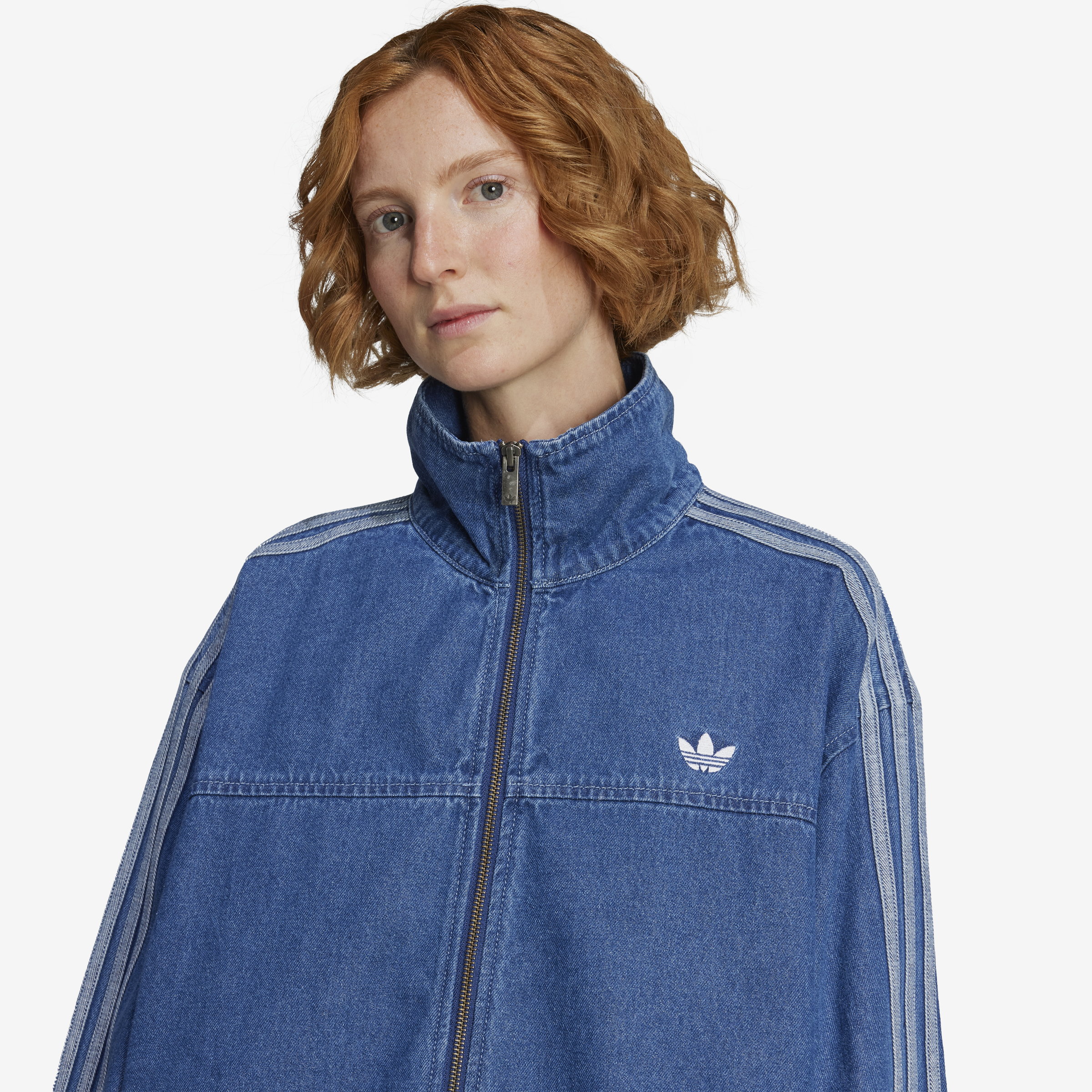 Women's adidas Adicolor Denim Adilenium Track Top
