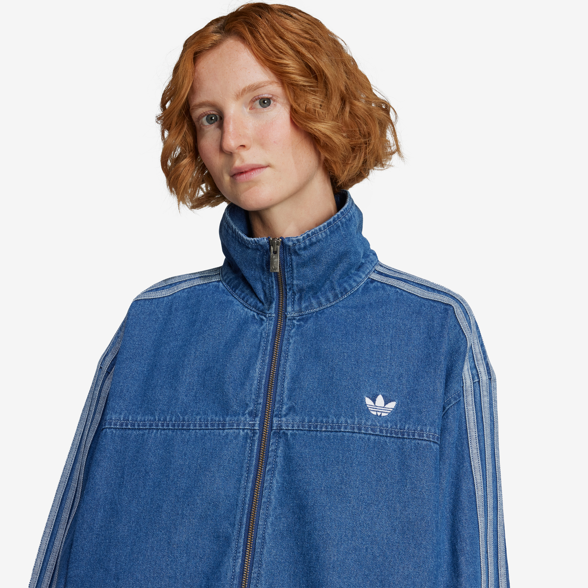 Women's adidas Adicolor Denim Adilenium Track Top