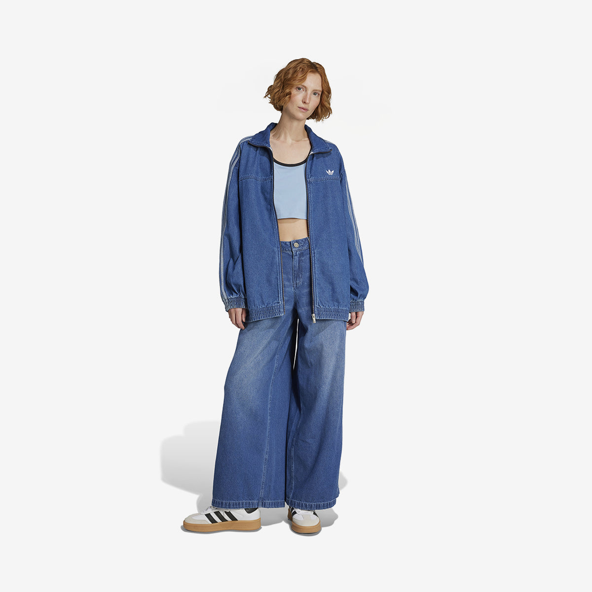 Women's adidas Adicolor Denim Adilenium Track Top