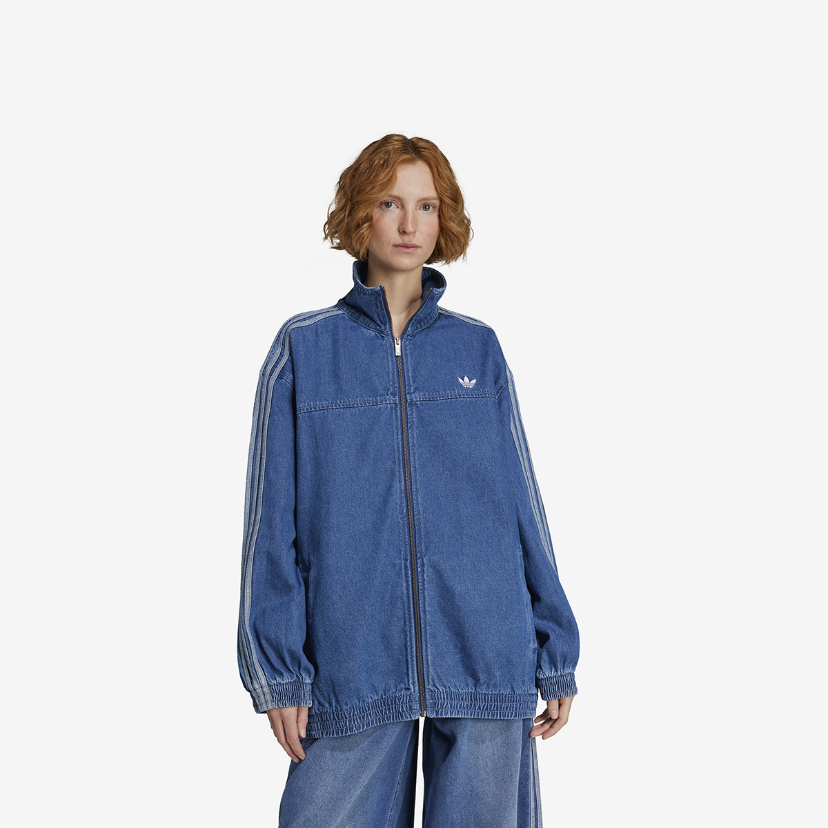 Women's adidas Adicolor Denim Adilenium Track Top