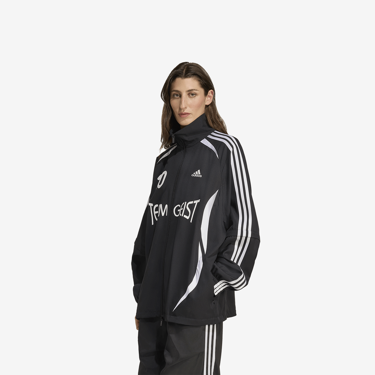 Women's adidas Adilenium Season 4 Teamgeist Oversized Track Top 'Black'