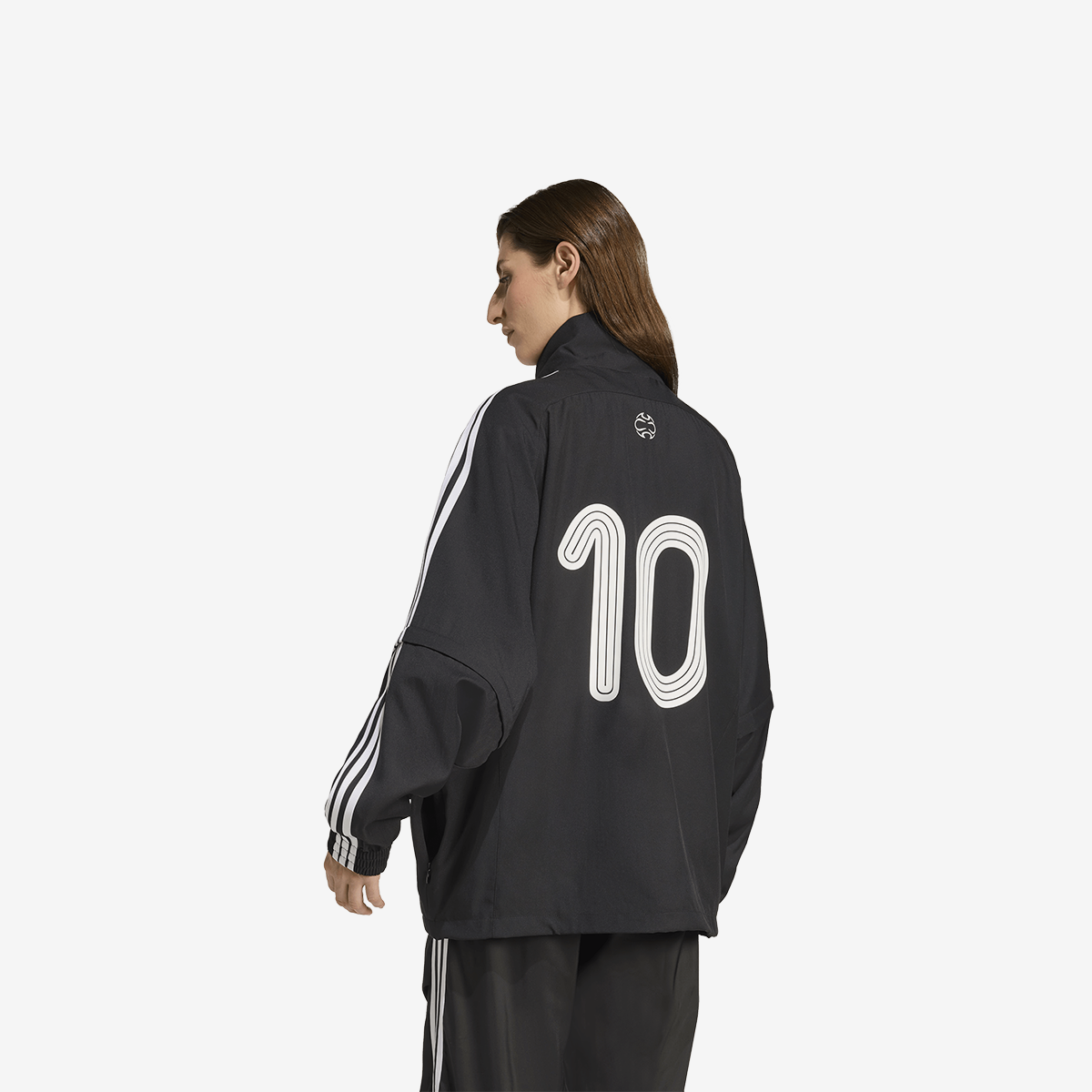 Women's adidas Adilenium Season 4 Teamgeist Oversized Track Top 'Black'