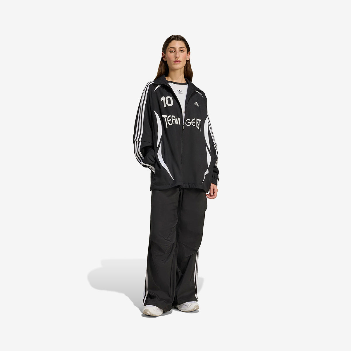 Women's adidas Adilenium Season 4 Teamgeist Oversized Track Top 'Black'