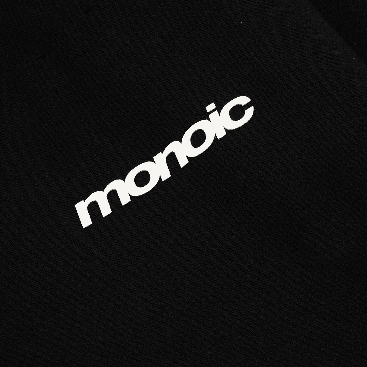 Monoic Long Sleeve Boxy T-Shirt – Negro Oscuro