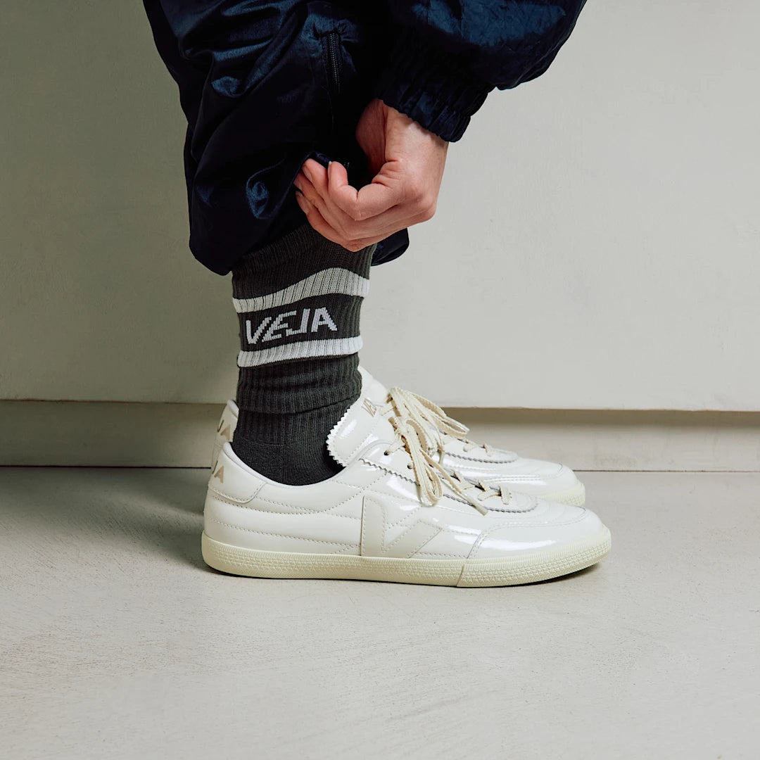 Veja Panenka Patent Leather Off White Natural