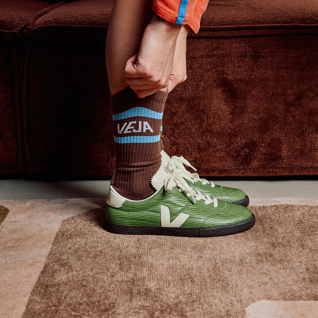 Women's Veja Panenka Dragon Leather Kiwi