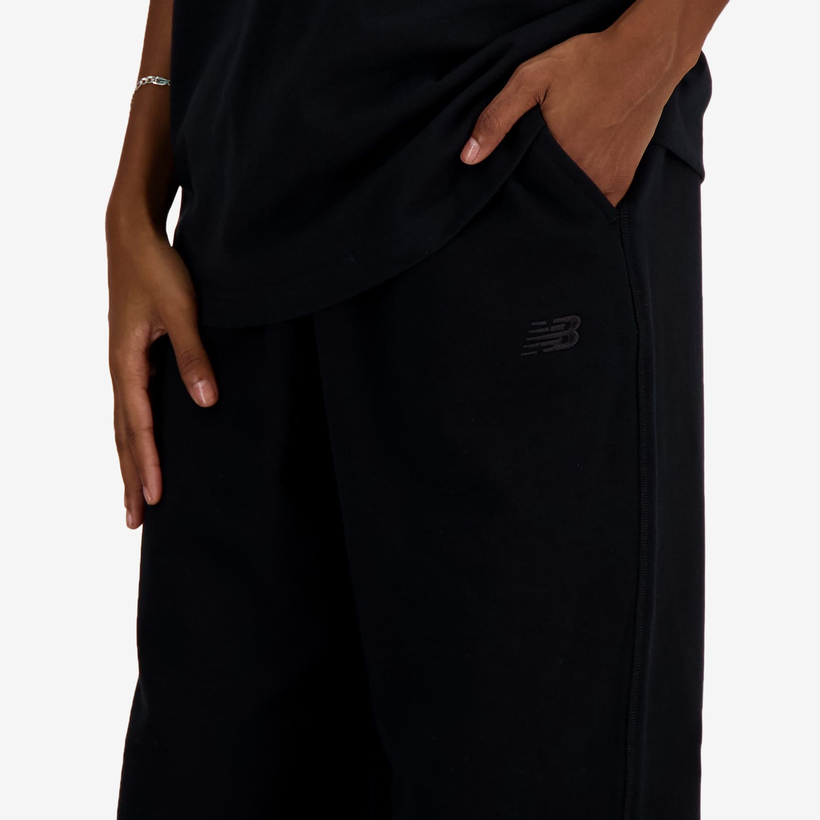 Women's New Balance Athletics French Terry Pant 'Black'