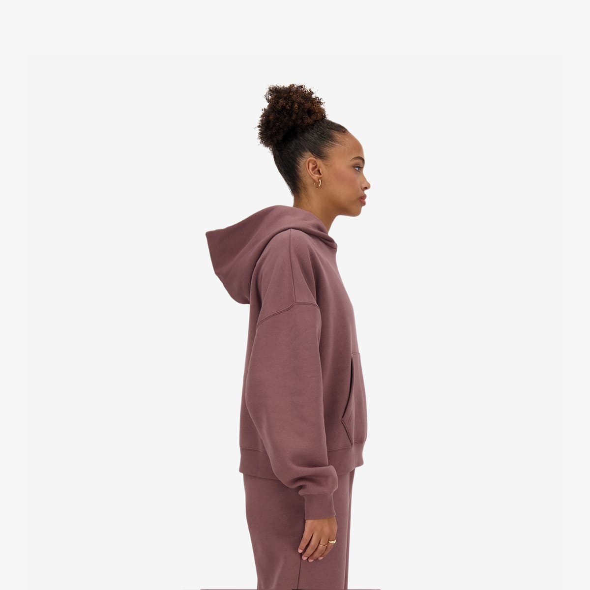 Women's New Balance Linear Heritage Brushed Hoodie