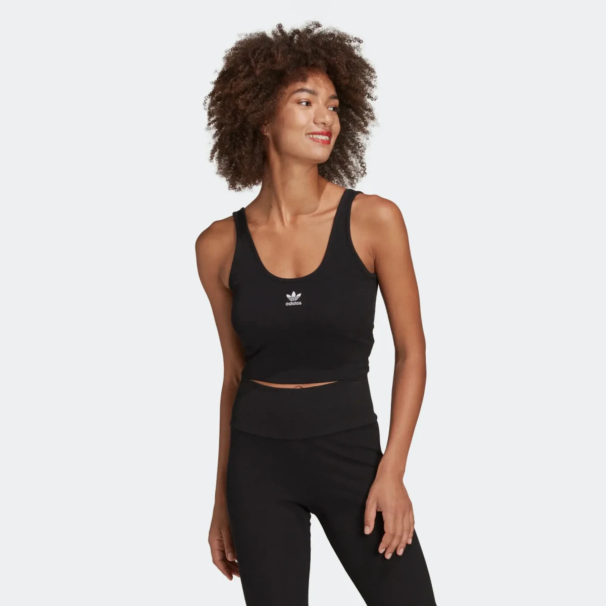 Wmns Adidas Crop Top Essentials Black