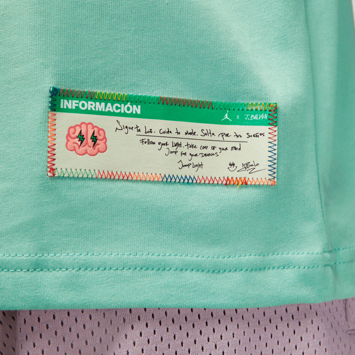 Jordan x J Balvin Tee 'Enamel Green'