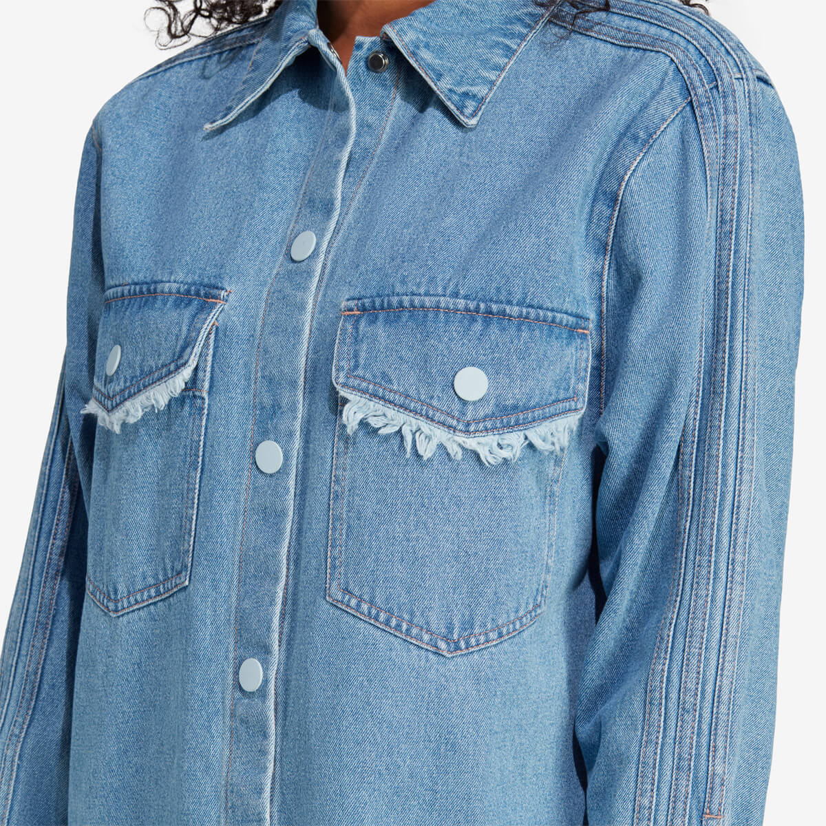 Women's adidas Fringed Shirt Dress x KSENIASCHNAIDE