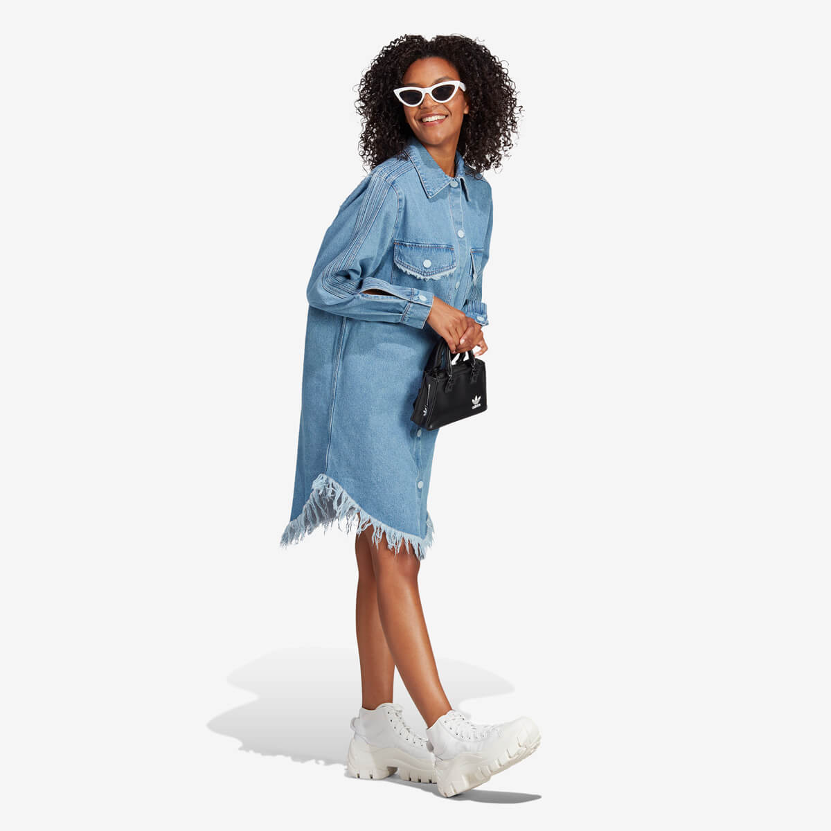 Women's adidas Fringed Shirt Dress x KSENIASCHNAIDE