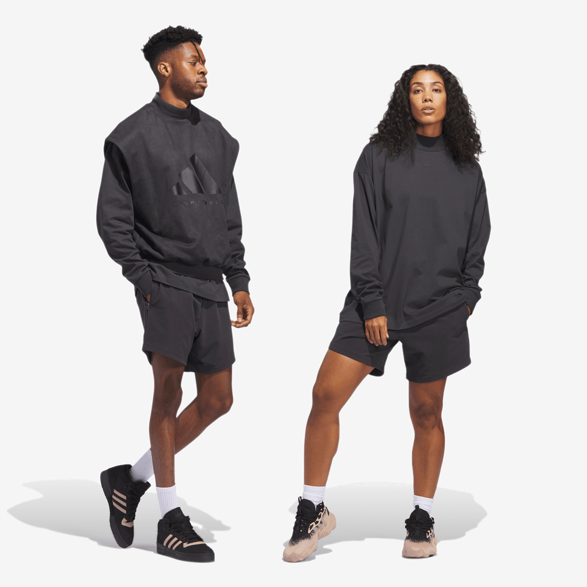 adidas Brushed Short Basketball Black