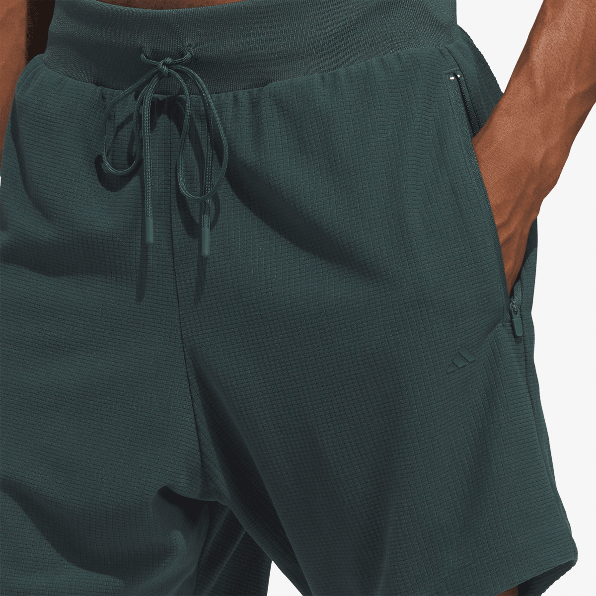 adidas Brushed Short Basketball Mineral Green